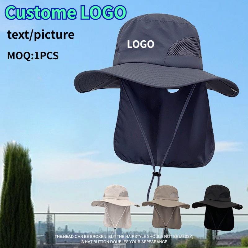 Aquatic Sports Hat - Sombrero de Pesca Impermeable con Logotipo