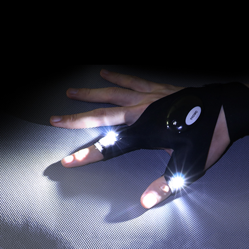 Guante sin dedos linterna LED  - Spearfishing Glove reseña y precio