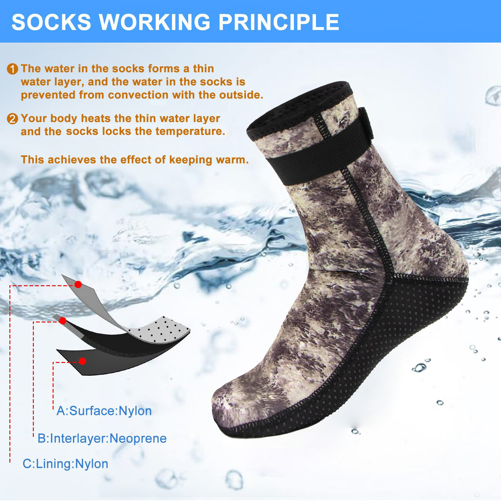 Calcetines de agua de neopreno - Aquatic Sports Shoes reseña y precio