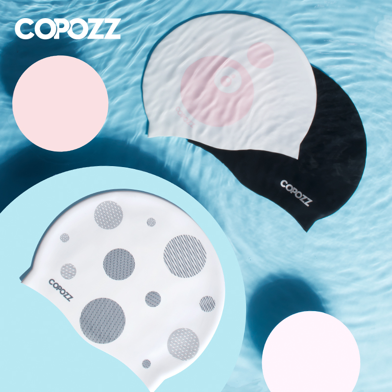 Copozz-Goma de silicona elásti - Aquatic Sports Hat reseña y precio