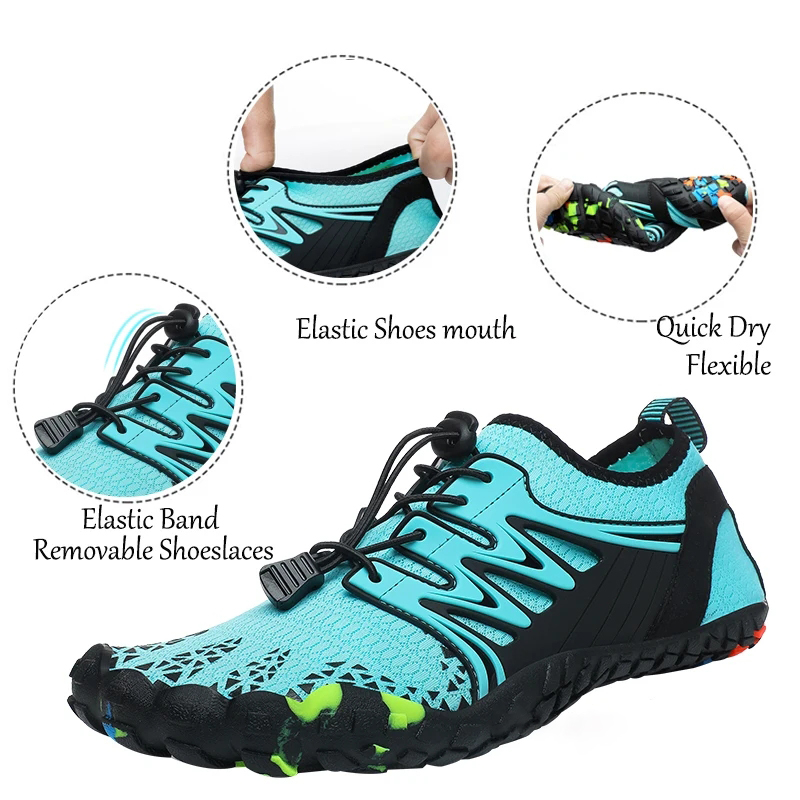 Zapatos acuáticos de secado rá - Aquatic Sports Shoes reseña y precio